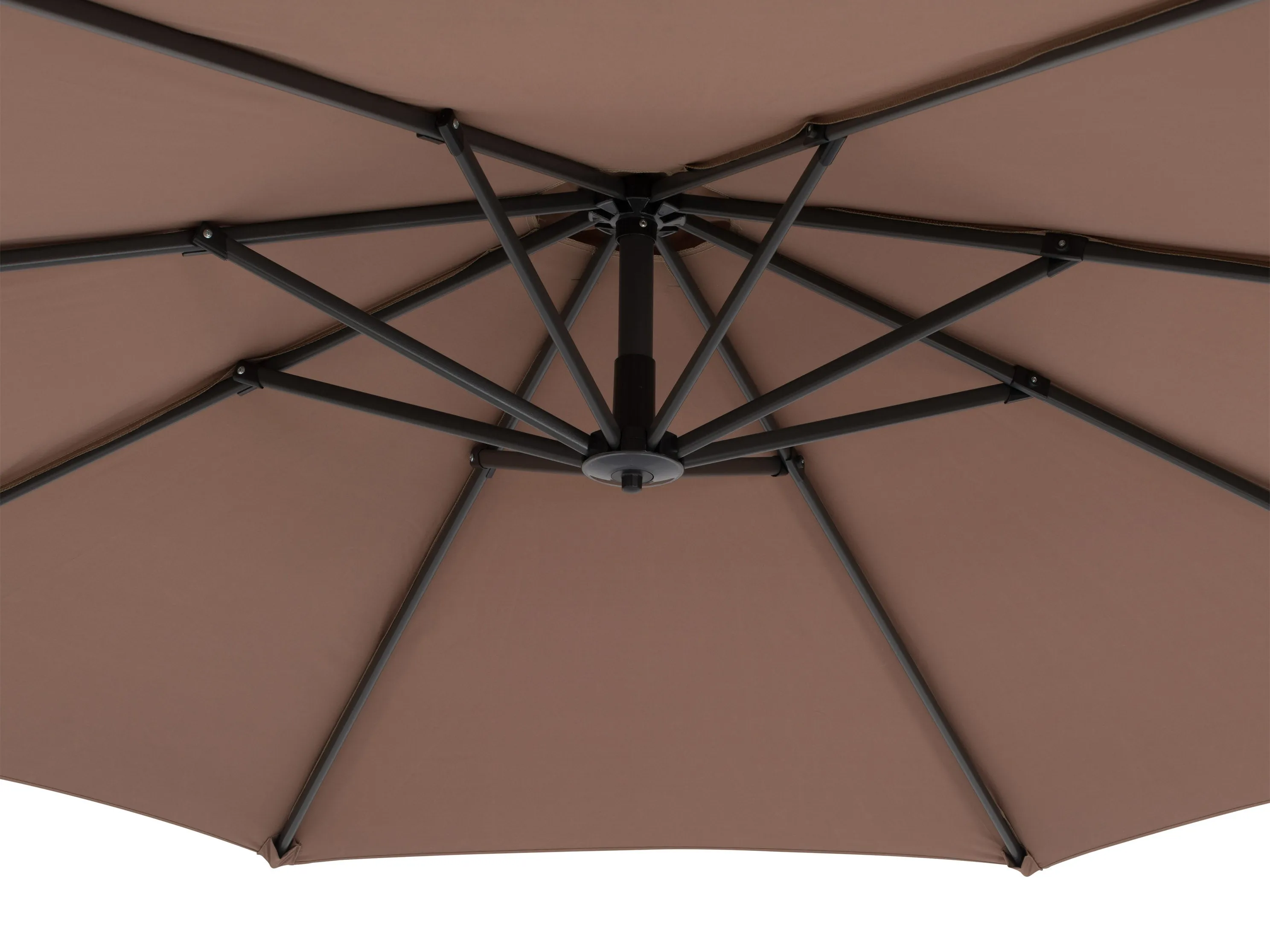 10ft Sand Cantilever Umbrella with Base