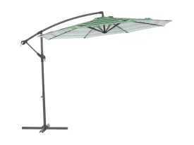 10ft Striped Offset Umbrella - Blue And Green