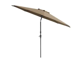 10ft Wind Resistant Sandy Brown Patio Umbrella