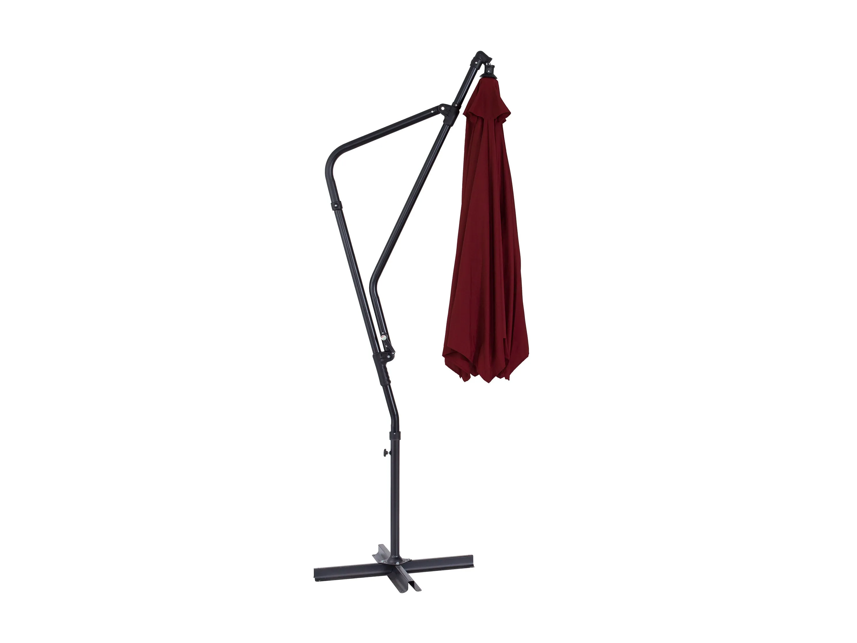 10ft Wine Red Cantilever Umbrella