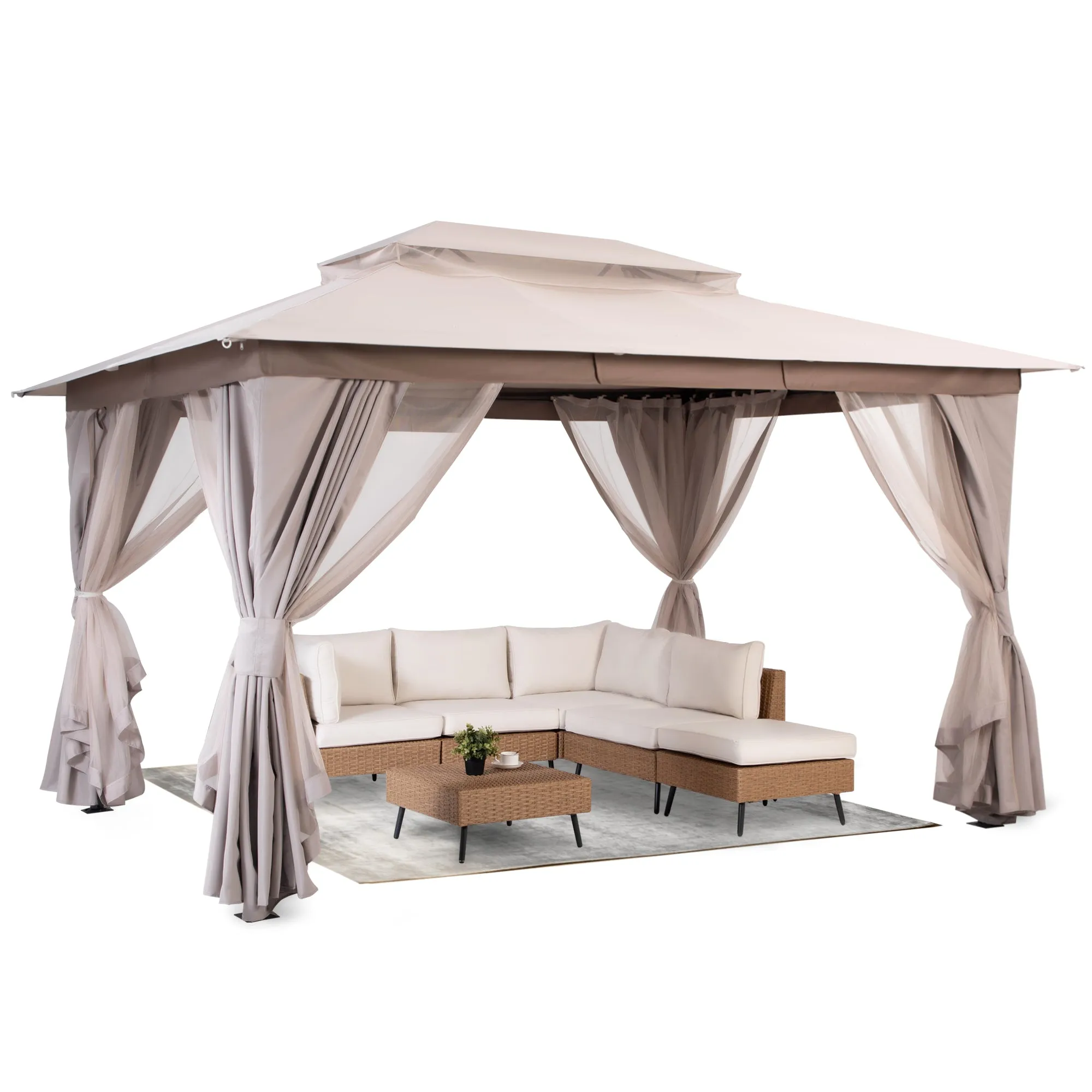 10'X13'  Patio Steel Gazebo