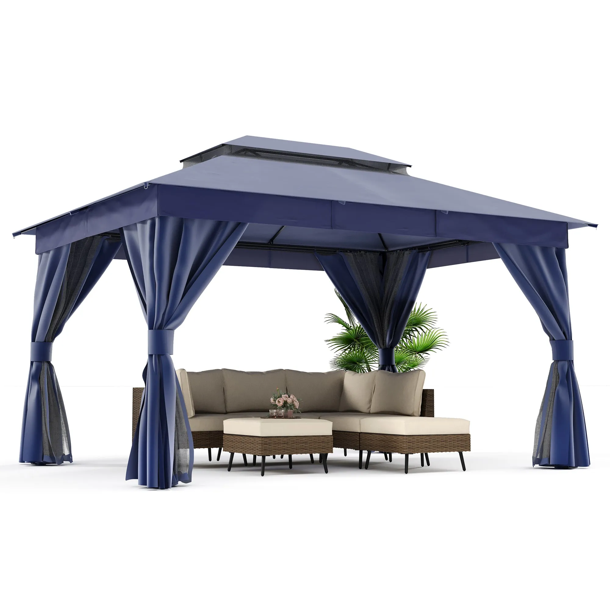 10'X13'  Patio Steel Gazebo