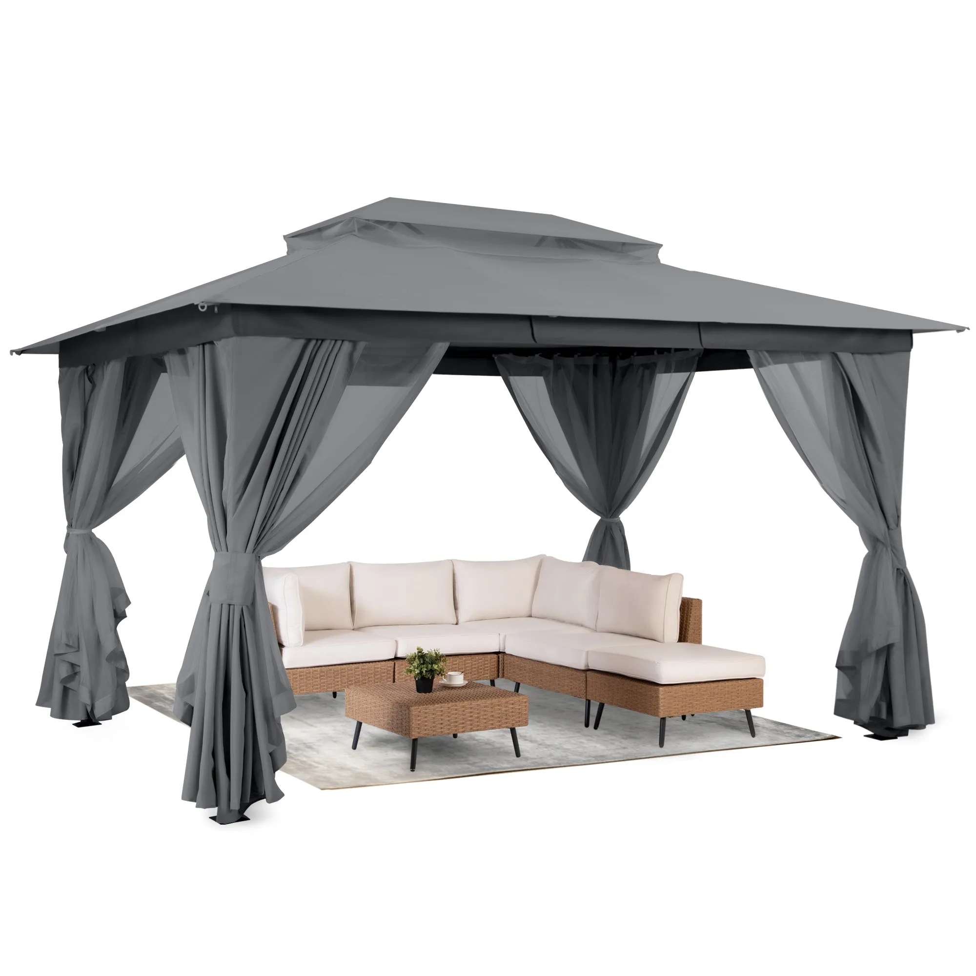 10'X13'  Patio Steel Gazebo