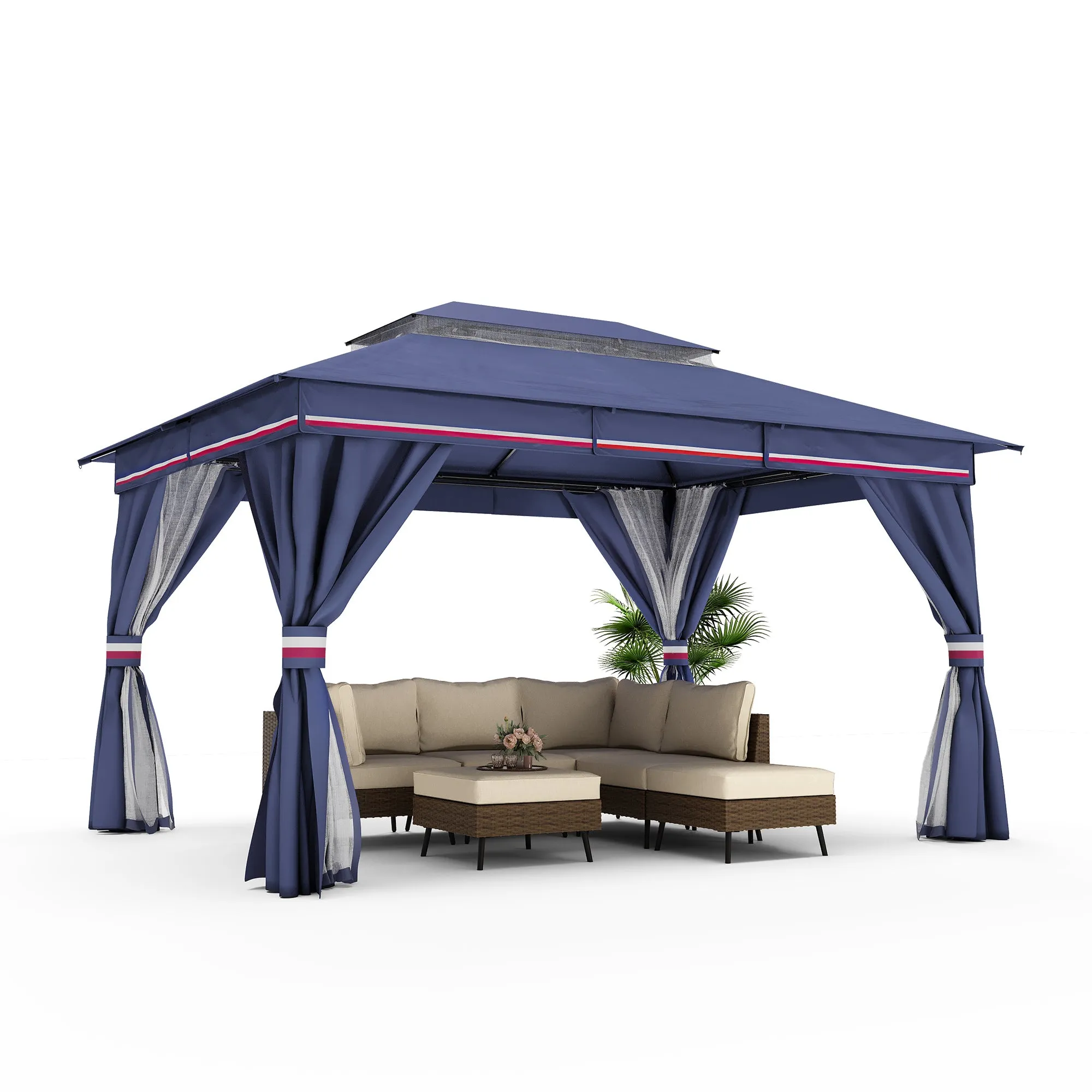 10'X13'  Patio Steel Gazebo