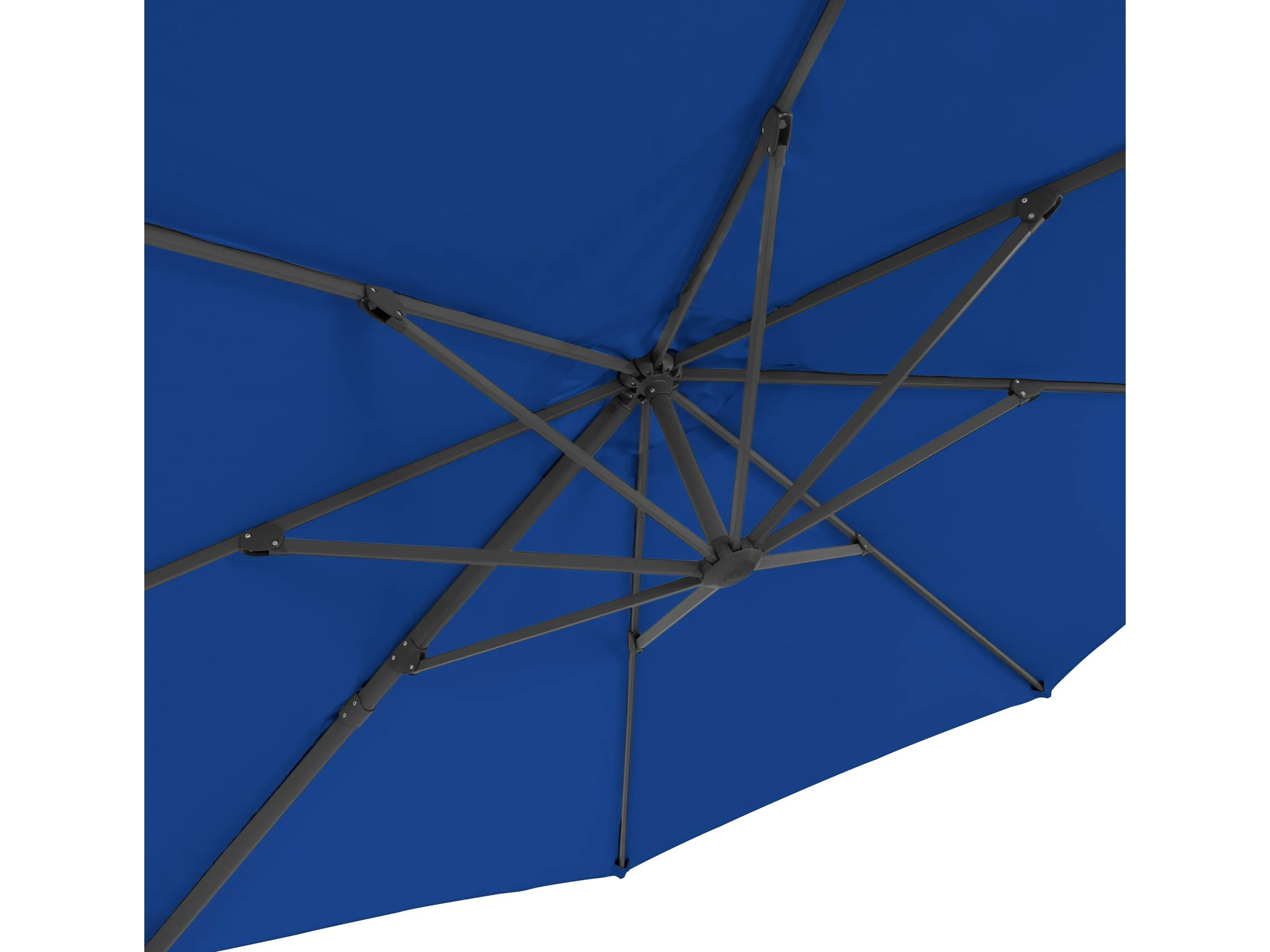 11.5ft Deluxe Offset Patio Umbrella - Cobalt Blue