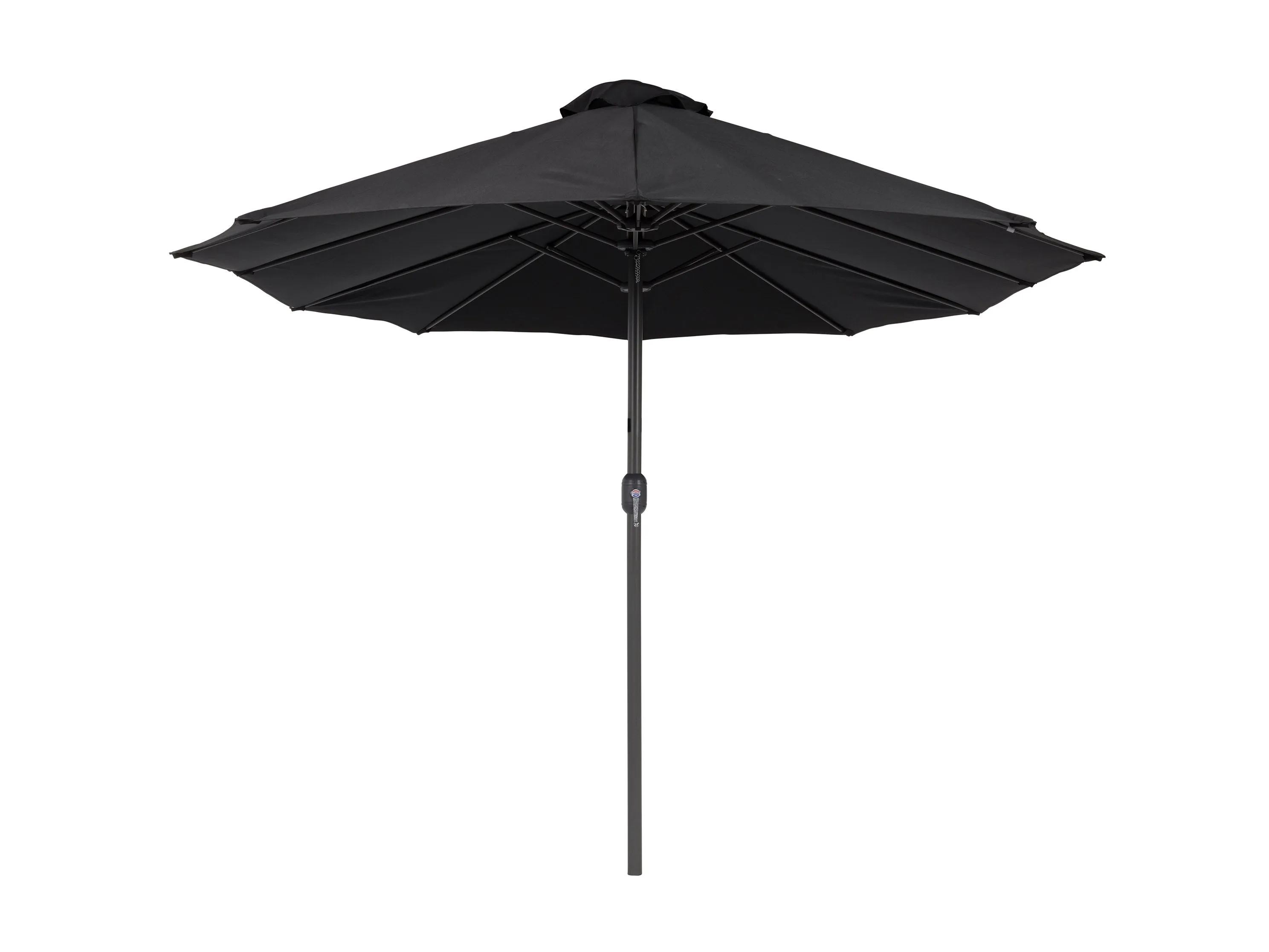 15ft Black Double Patio Umbrella