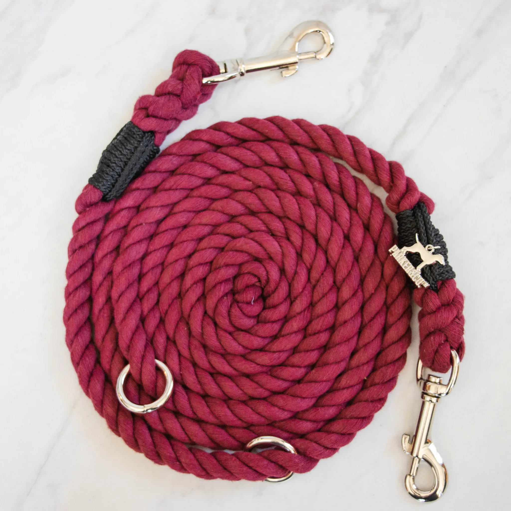 6-IN-1 Hands Free Cotton Rope Dog Leash