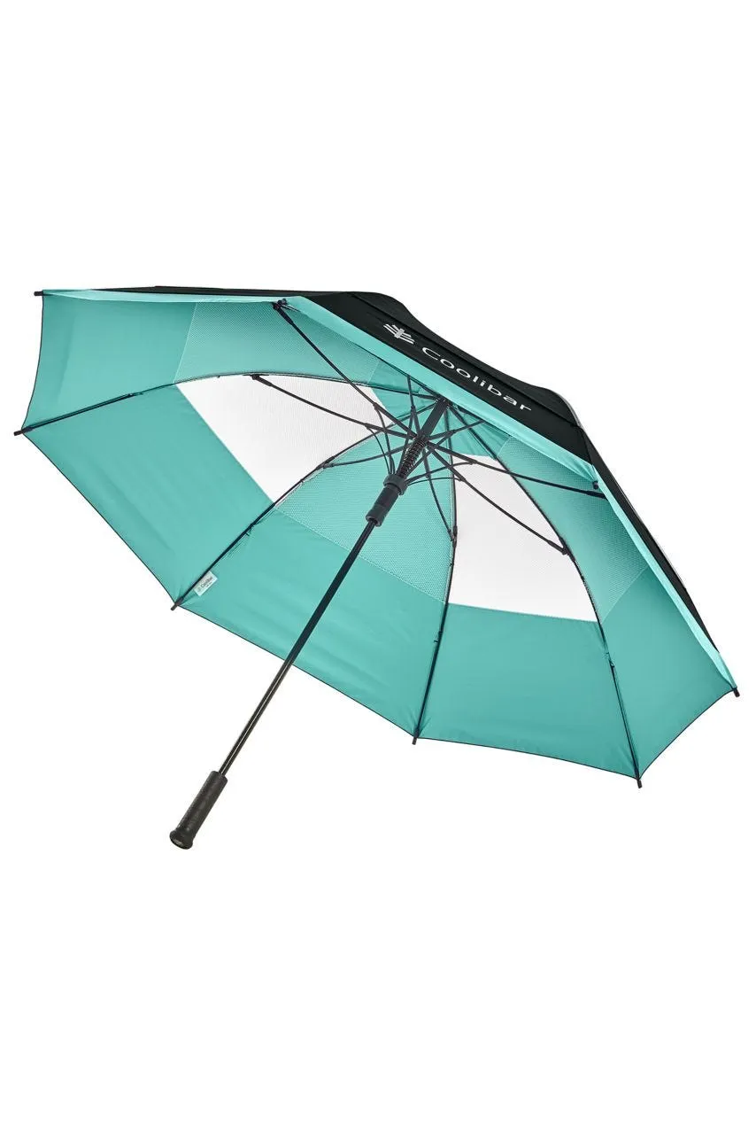 62 Inch Tournament Golf Umbrella | Black/White Colorblock