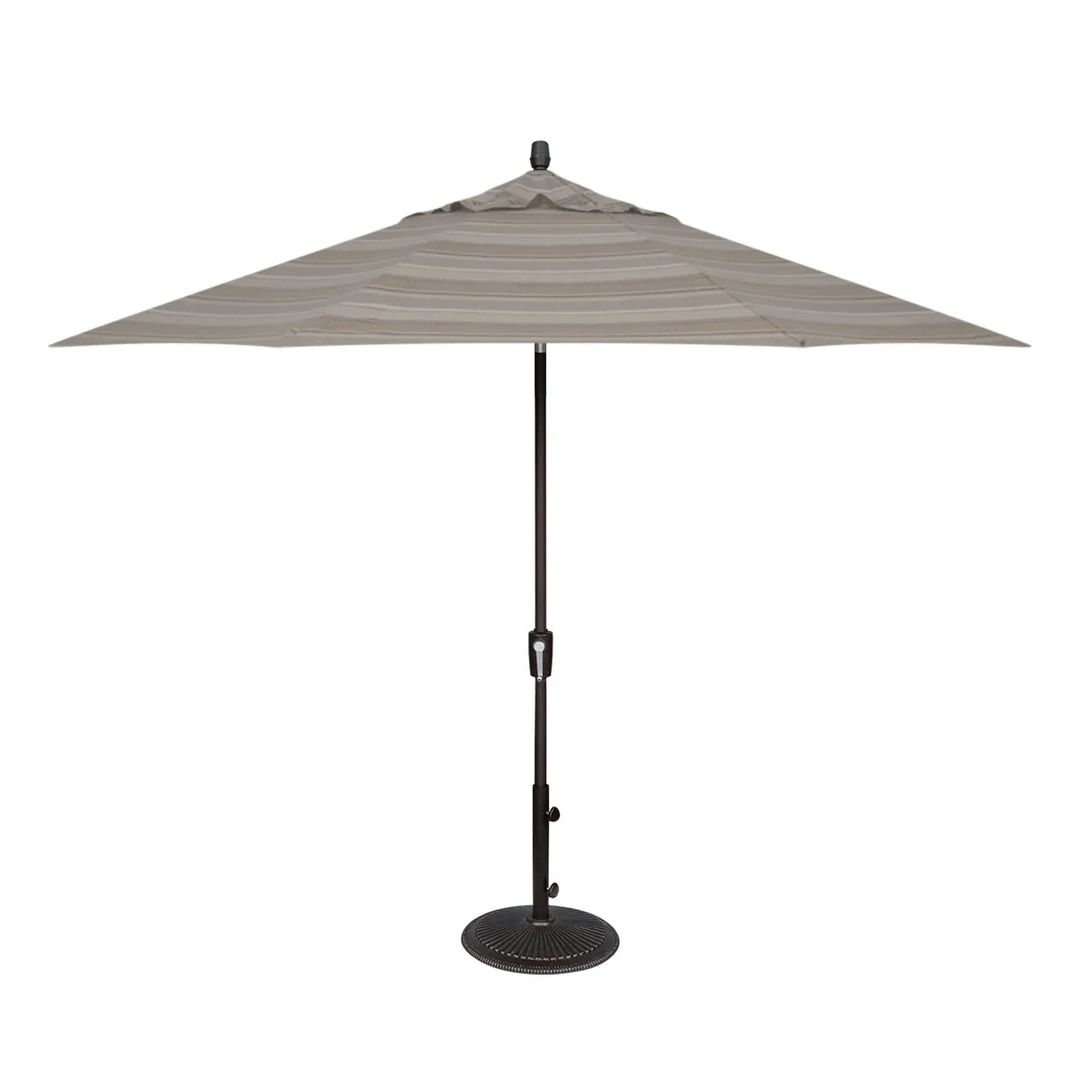 9' Designer Auto Tilt Market Umbrella - Trusted Fog