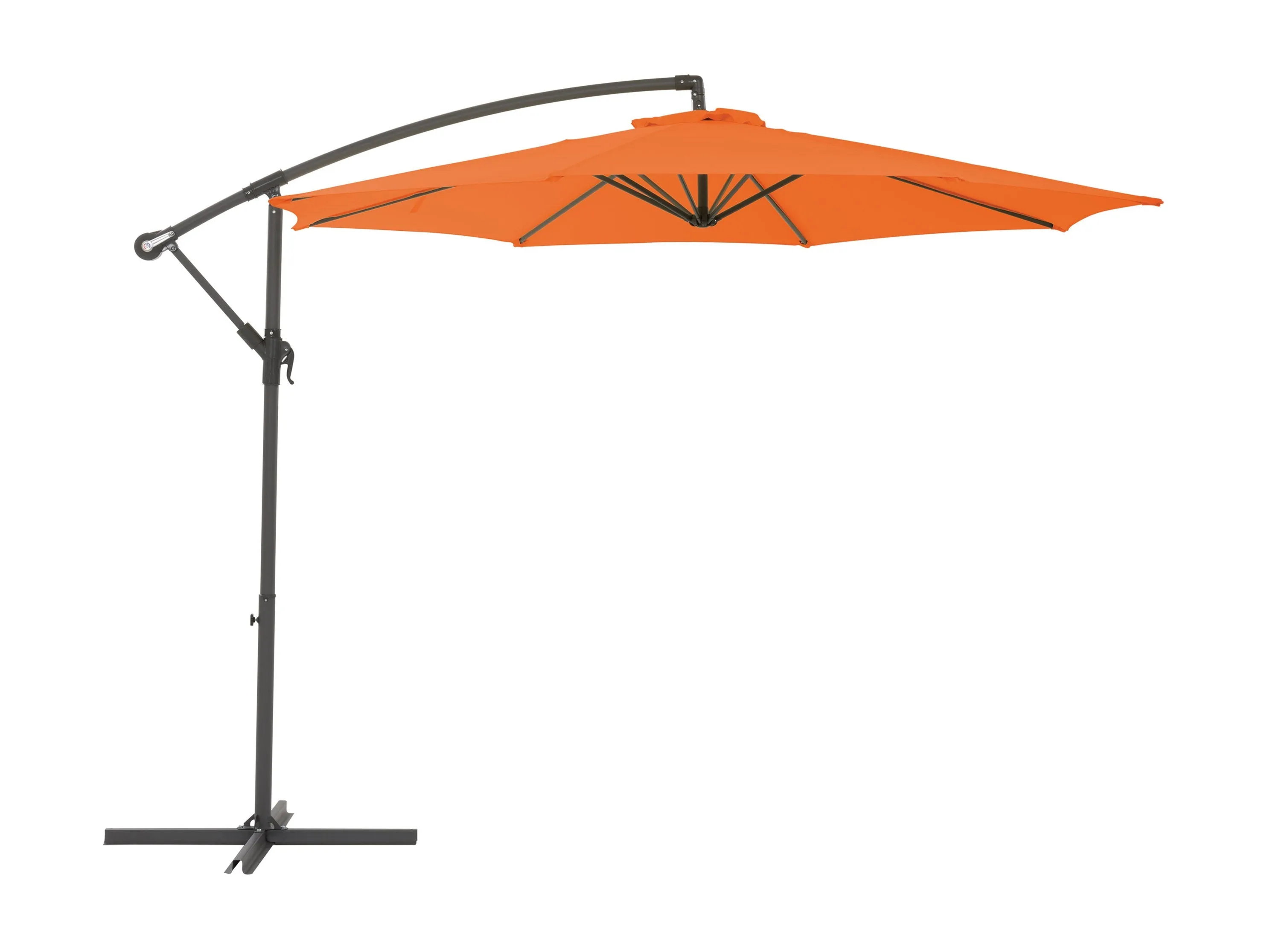 9.5ft Tilting Offset Patio Umbrella - Orange