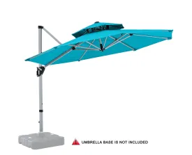 ABCCANOPY Cantilever Patio Umbrella Double Top Round Umbrella