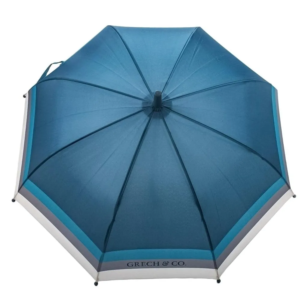 Anti UV   Rain Umbrella - Desert Teal Ombre