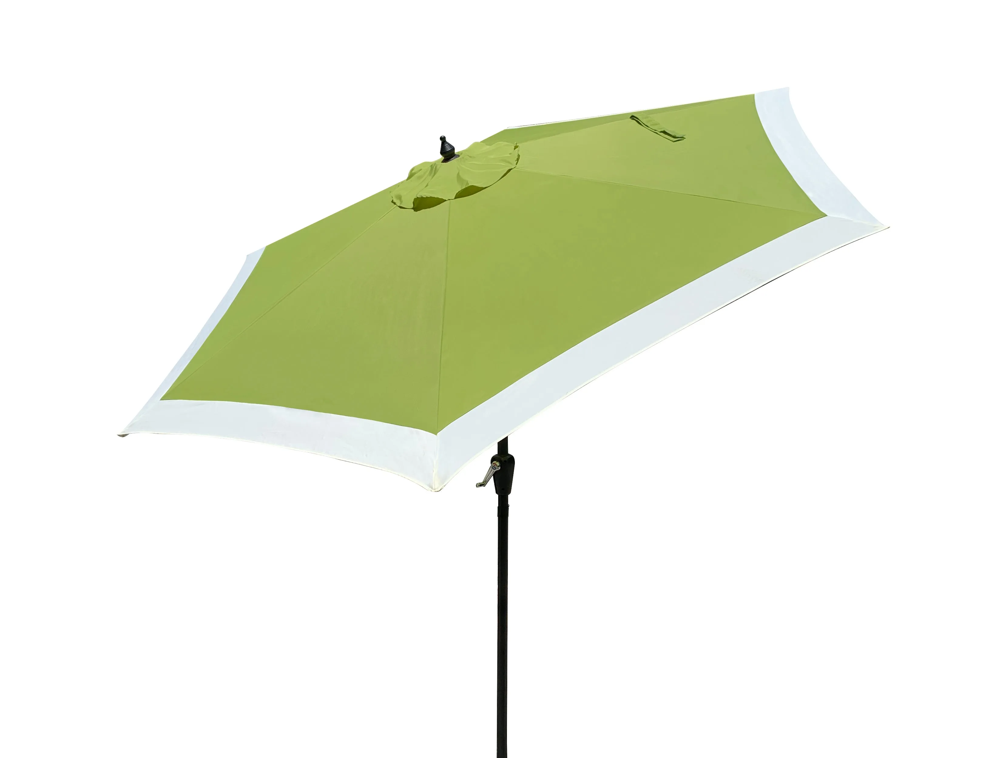 APEX GARDEN Dual Color 9 Feet Outdoor Patio Table Market Umbrella with Push Button Tilt and Crank