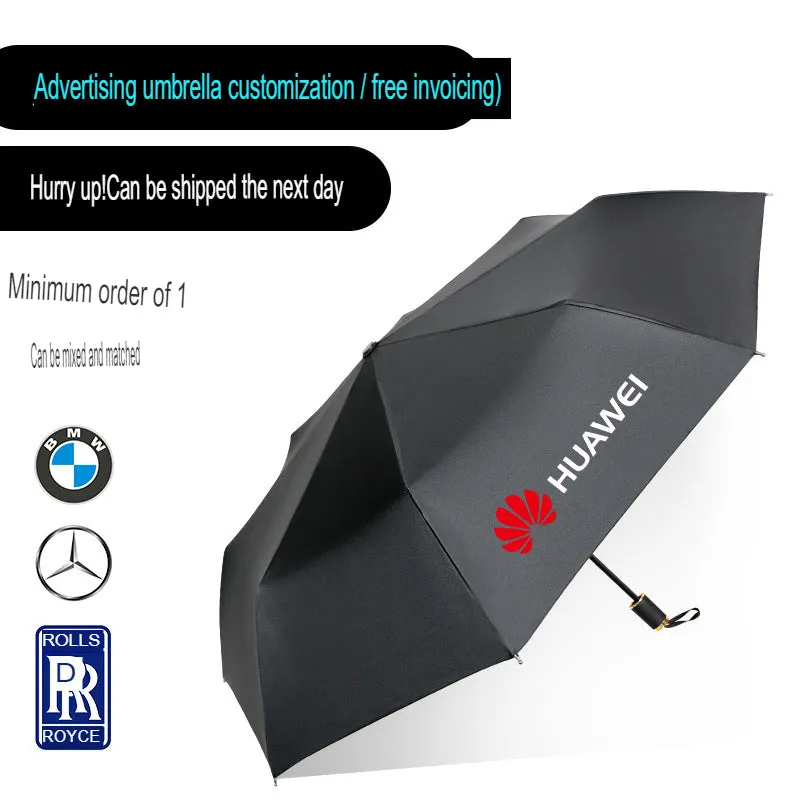 Automatic sunshade umbrella for women, summer folding, rain or shine, sun protection and anti-UV sun umbrella