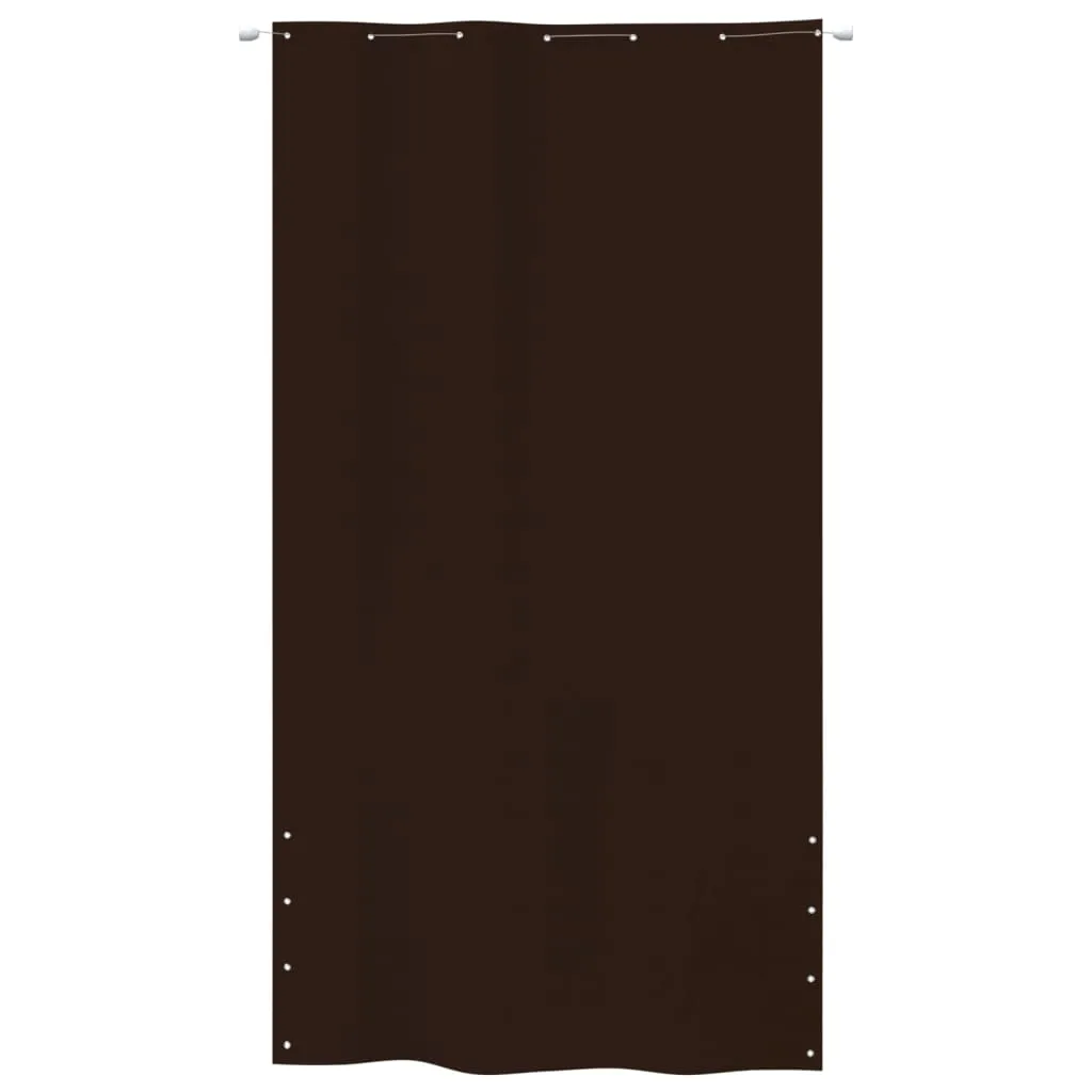 Balcony Screen Brown 140x240 cm Oxford Fabric