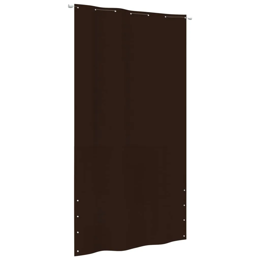 Balcony Screen Brown 140x240 cm Oxford Fabric