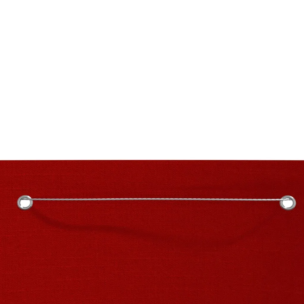 Balcony Screen Red 140x240 cm Oxford Fabric