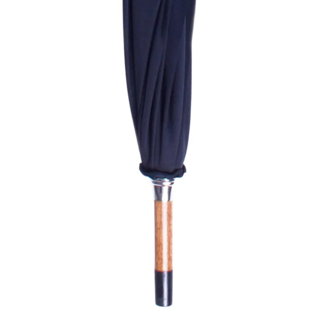 Black Doorman Umbrella with Maplewood Handle