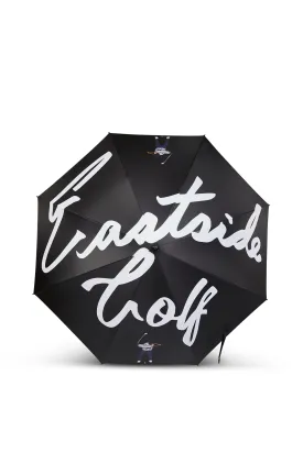 Black Eastside Golf Script Umbrella