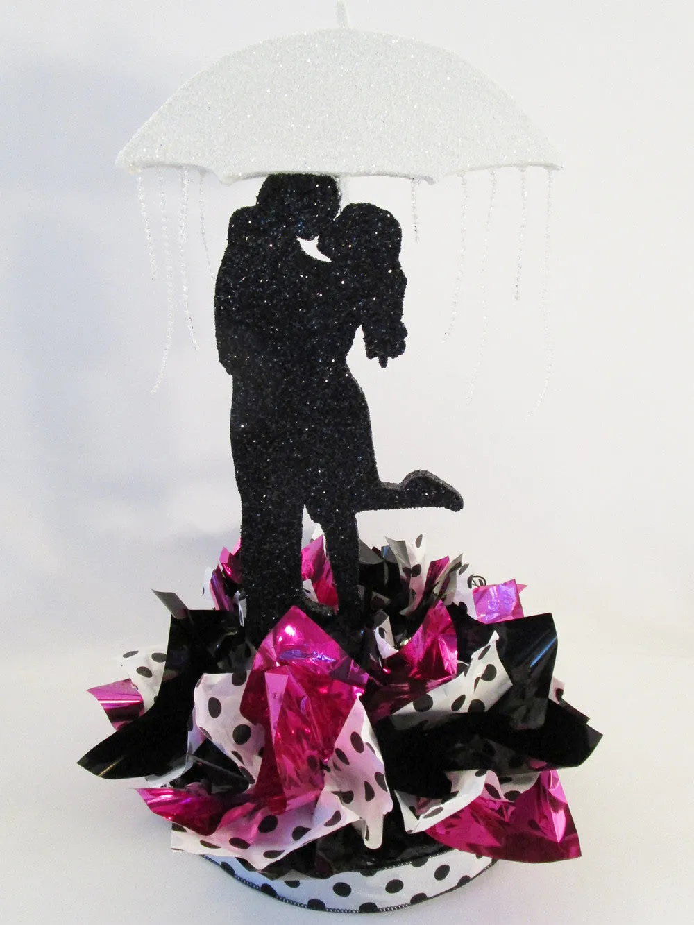 Bridal Shower Couple Under Umbrella Cutout