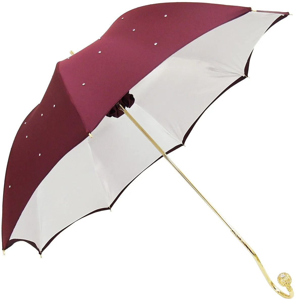 Burgundy Luxury Women's Umbrella