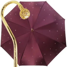 Burgundy Luxury Women's Umbrella