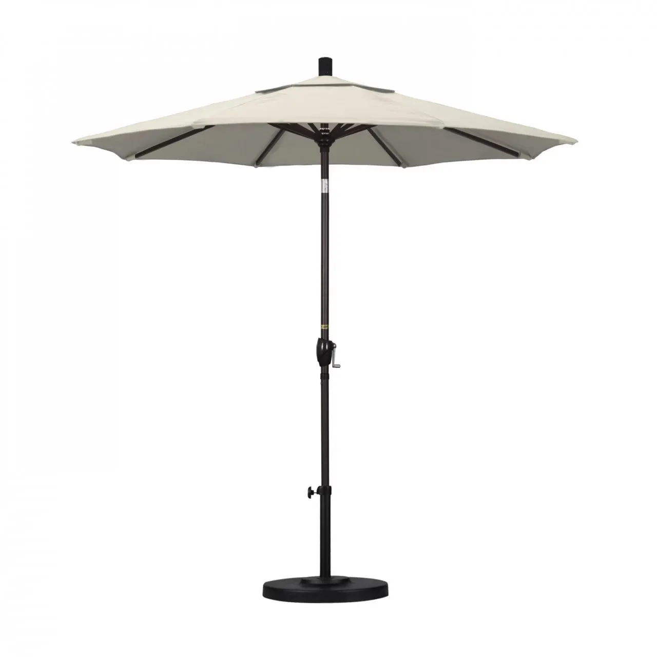 California Umbrella Pacific Trail Series 7.5 ft Patio Umbrella - Residential Grade with Push Button Tilt and Crank Lift