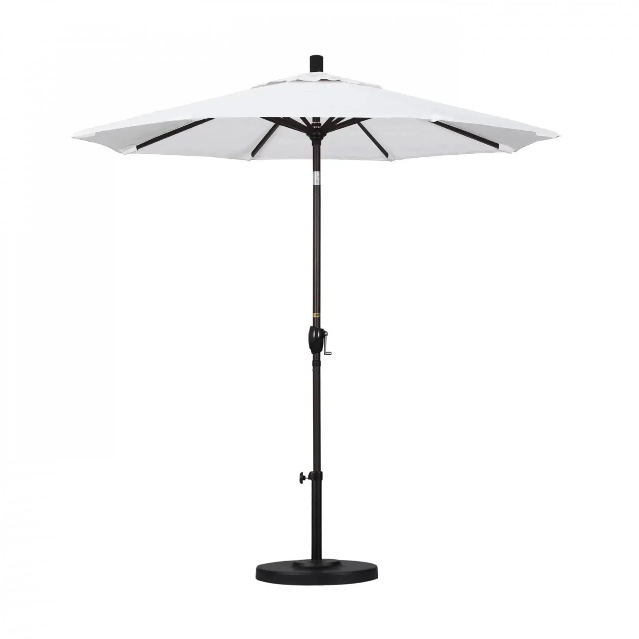 California Umbrella Pacific Trail Series 7.5 ft Patio Umbrella - Residential Grade with Push Button Tilt and Crank Lift