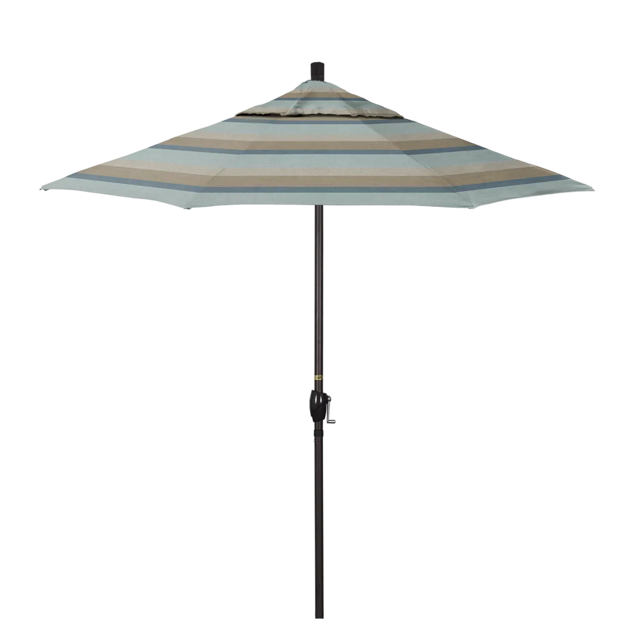 California Umbrella Pacific Trail Series 7.5 ft Patio Umbrella - Residential Grade with Push Button Tilt and Crank Lift