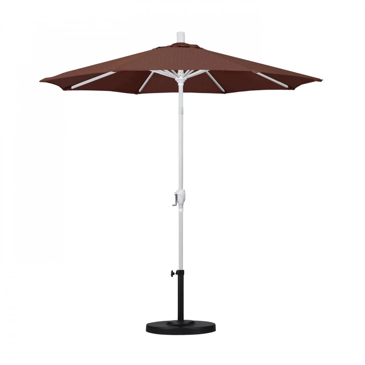 California Umbrella Pacific Trail Series 7.5 ft Patio Umbrella - Residential Grade with Push Button Tilt and Crank Lift