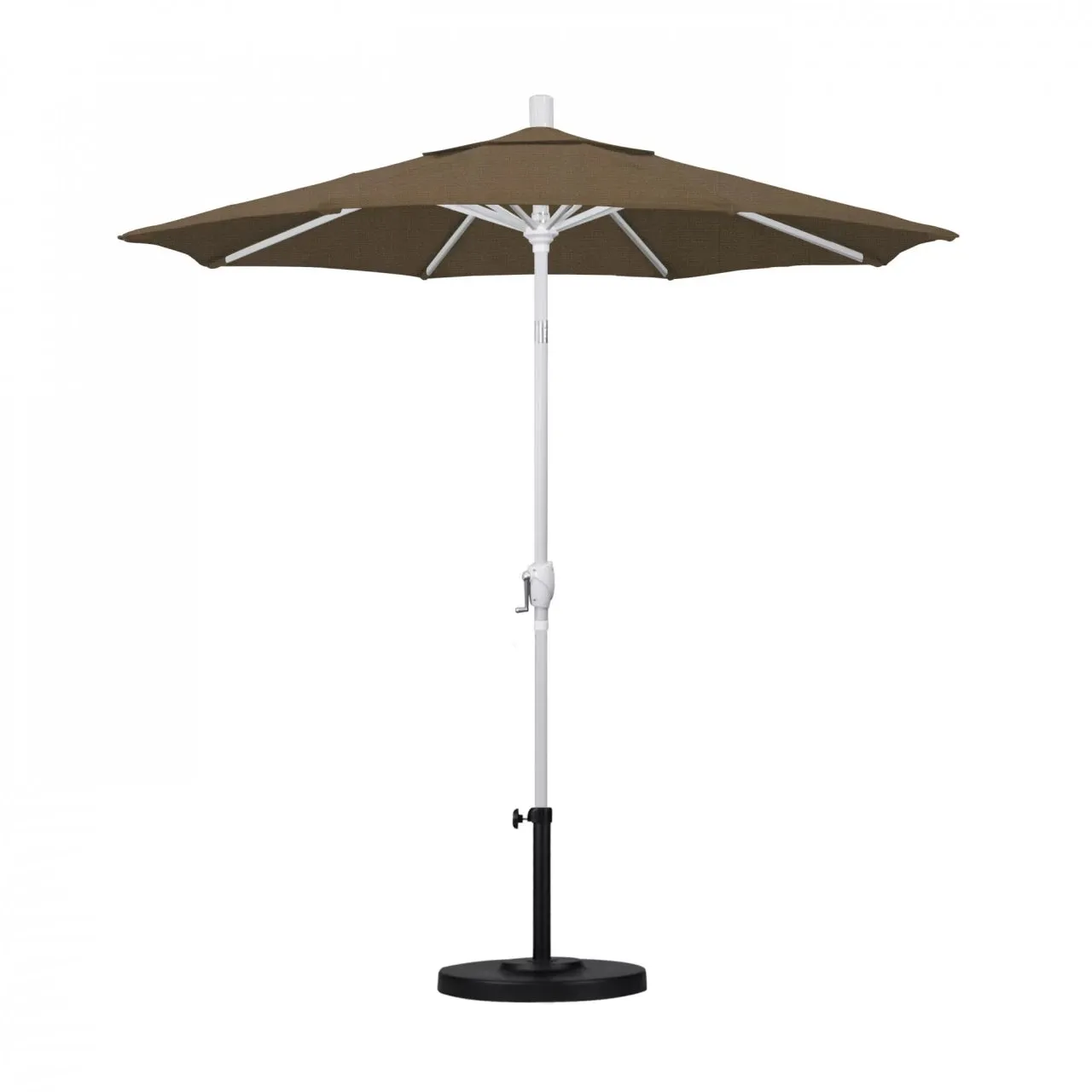 California Umbrella Pacific Trail Series 7.5 ft Patio Umbrella - Residential Grade with Push Button Tilt and Crank Lift