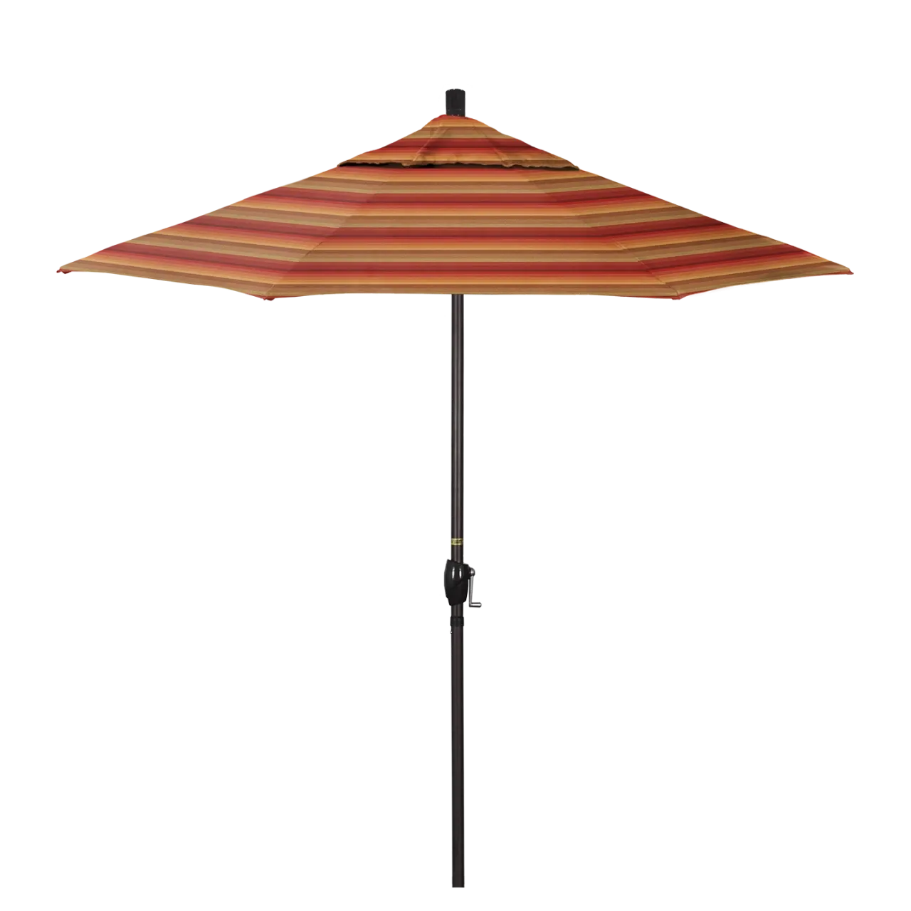 California Umbrella Pacific Trail Series 7.5 ft Patio Umbrella - Residential Grade with Push Button Tilt and Crank Lift