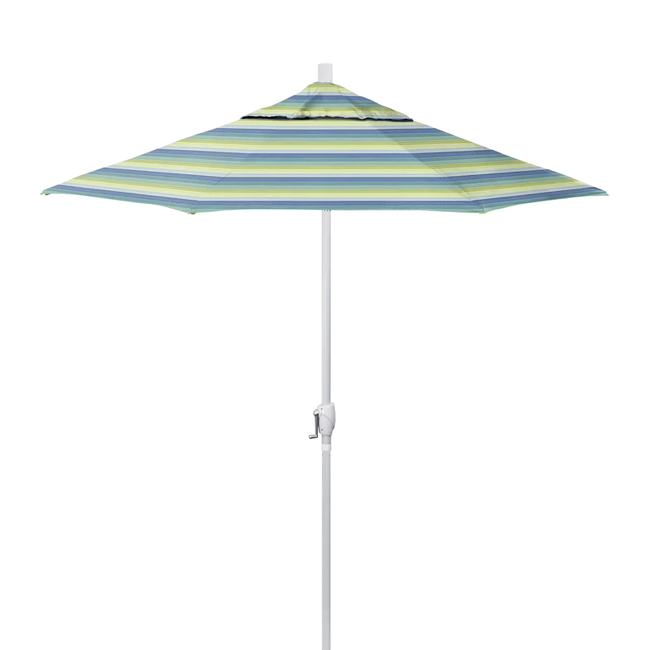 California Umbrella Pacific Trail Series 7.5 ft Patio Umbrella - Residential Grade with Push Button Tilt and Crank Lift