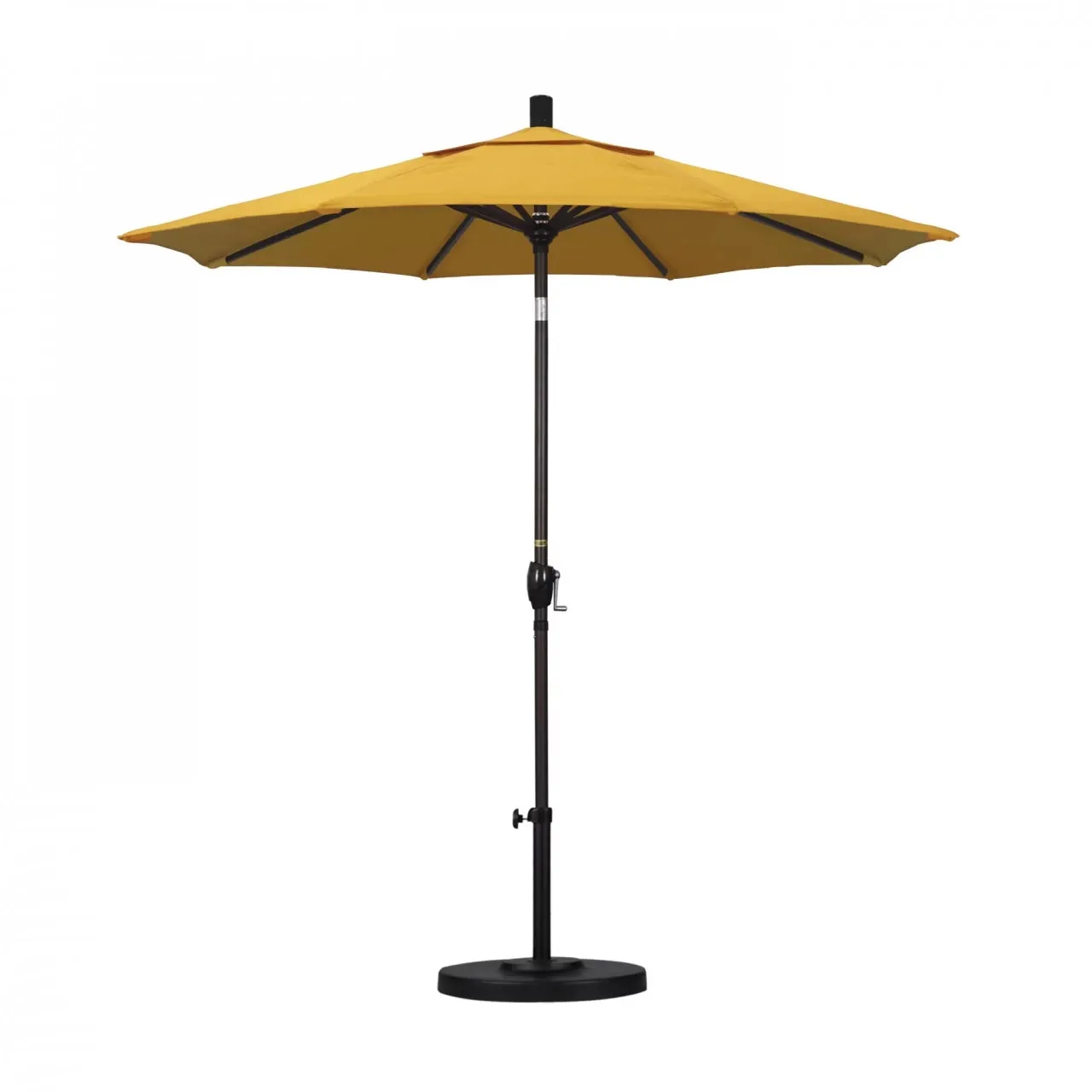 California Umbrella Pacific Trail Series 7.5 ft Patio Umbrella - Residential Grade with Push Button Tilt and Crank Lift