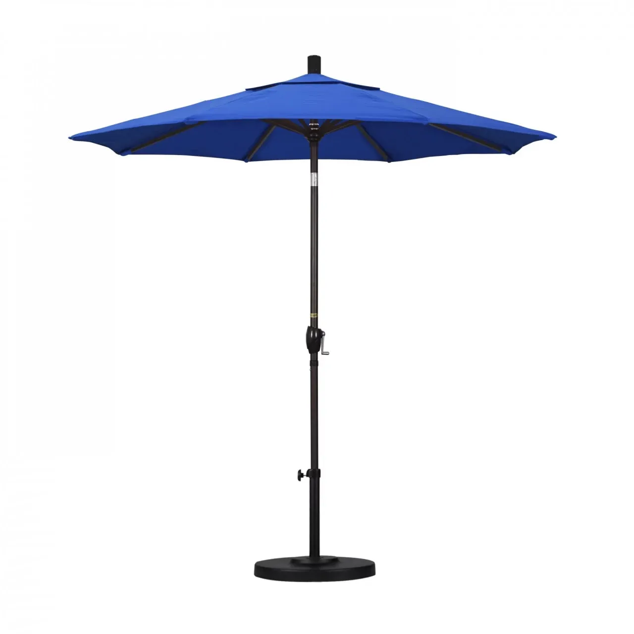 California Umbrella Pacific Trail Series 7.5 ft Patio Umbrella - Residential Grade with Push Button Tilt and Crank Lift