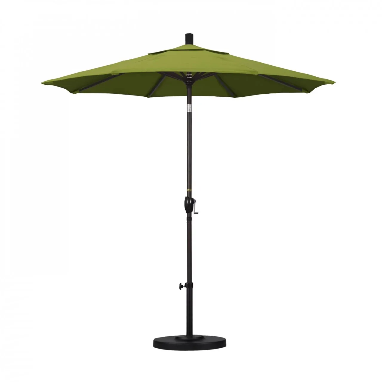 California Umbrella Pacific Trail Series 7.5 ft Patio Umbrella - Residential Grade with Push Button Tilt and Crank Lift