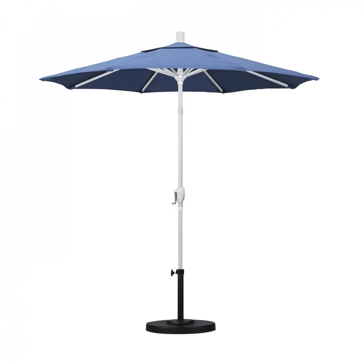 California Umbrella Pacific Trail Series 7.5 ft Patio Umbrella - Residential Grade with Push Button Tilt and Crank Lift