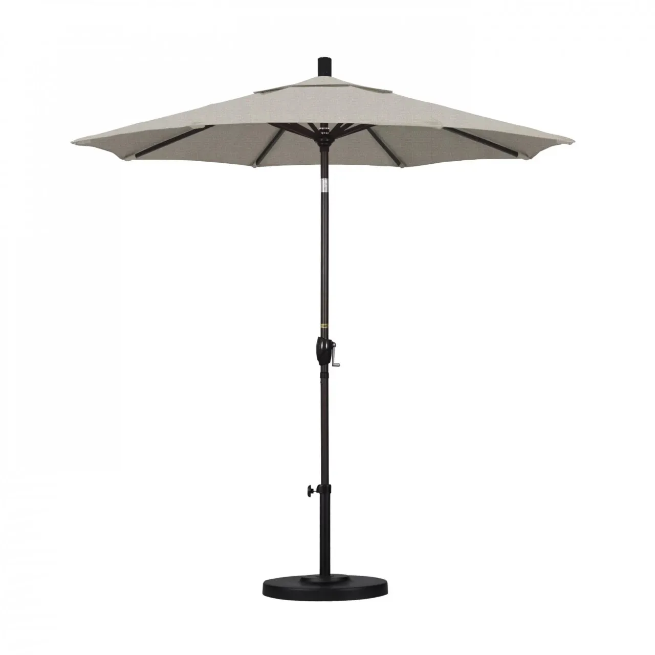 California Umbrella Pacific Trail Series 7.5 ft Patio Umbrella - Residential Grade with Push Button Tilt and Crank Lift