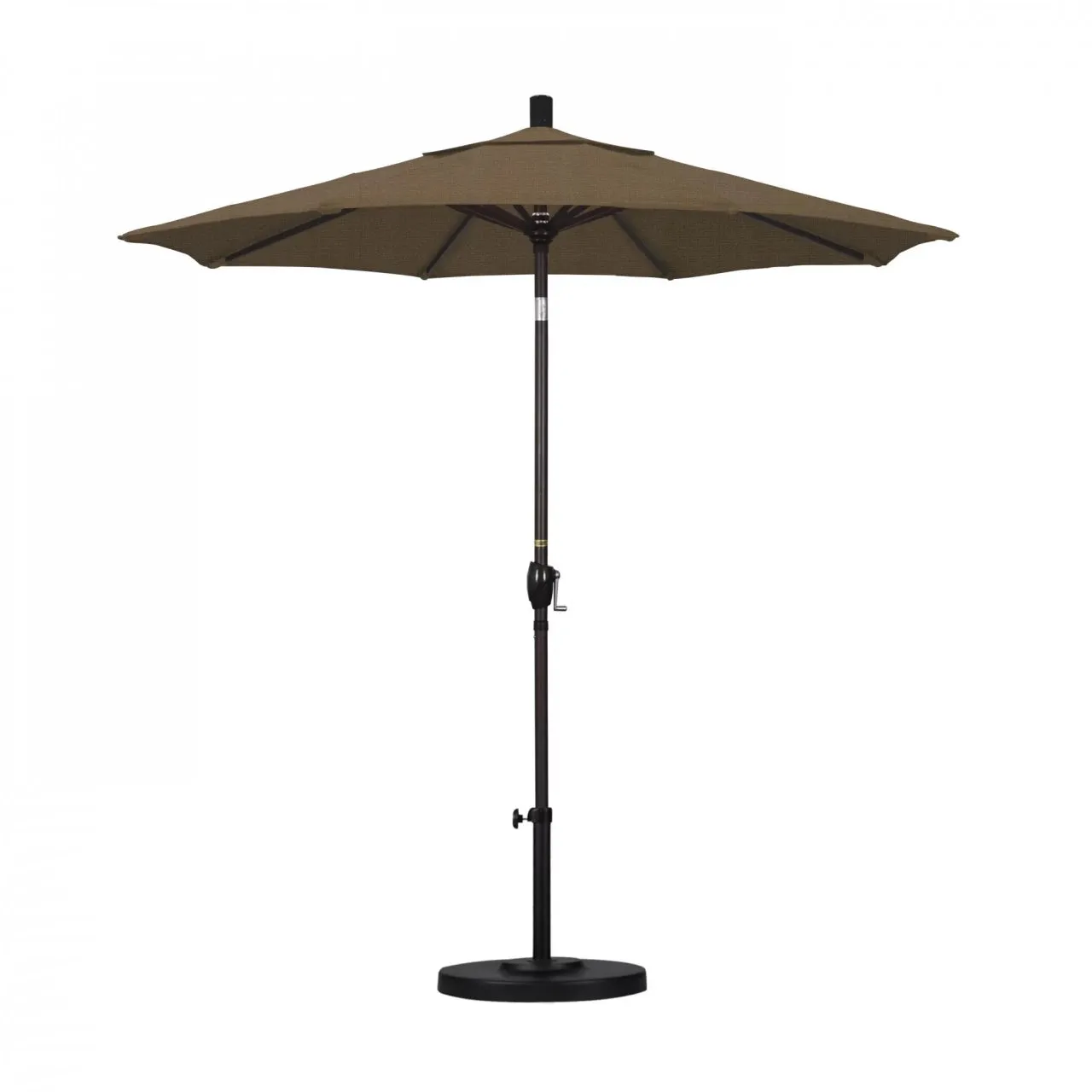 California Umbrella Pacific Trail Series 7.5 ft Patio Umbrella - Residential Grade with Push Button Tilt and Crank Lift