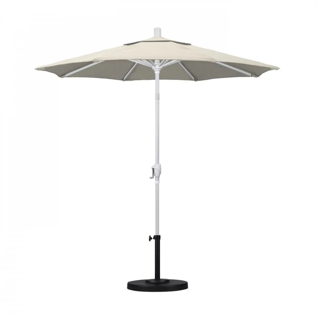 California Umbrella Pacific Trail Series 7.5 ft Patio Umbrella - Residential Grade with Push Button Tilt and Crank Lift