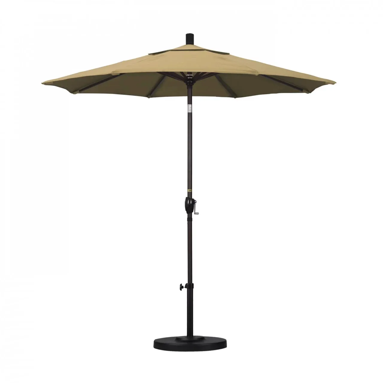 California Umbrella Pacific Trail Series 7.5 ft Patio Umbrella - Residential Grade with Push Button Tilt and Crank Lift