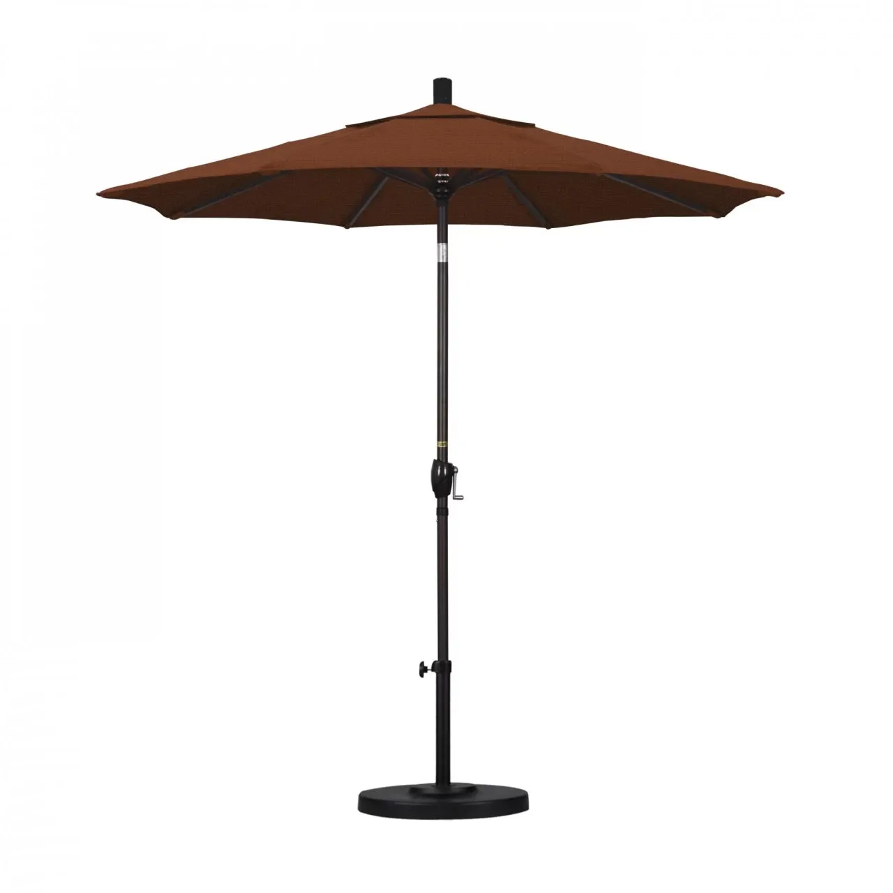 California Umbrella Pacific Trail Series 7.5 ft Patio Umbrella - Residential Grade with Push Button Tilt and Crank Lift