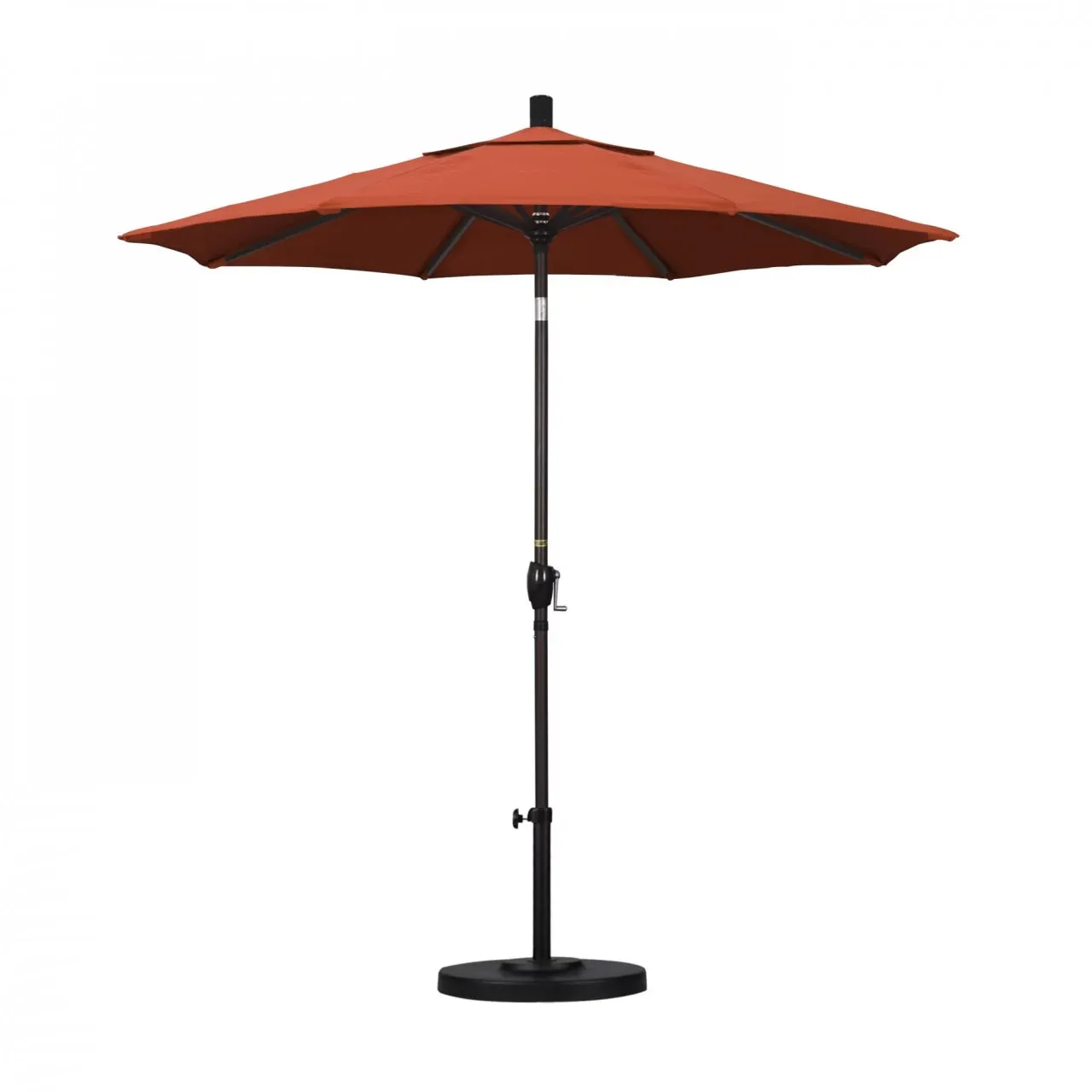 California Umbrella Pacific Trail Series 7.5 ft Patio Umbrella - Residential Grade with Push Button Tilt and Crank Lift