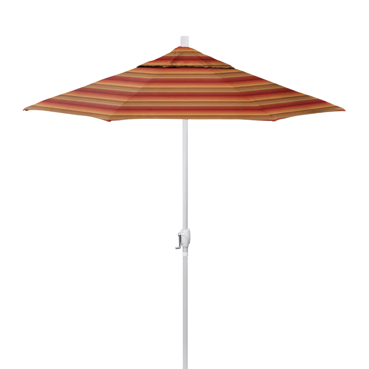 California Umbrella Pacific Trail Series 7.5 ft Patio Umbrella - Residential Grade with Push Button Tilt and Crank Lift