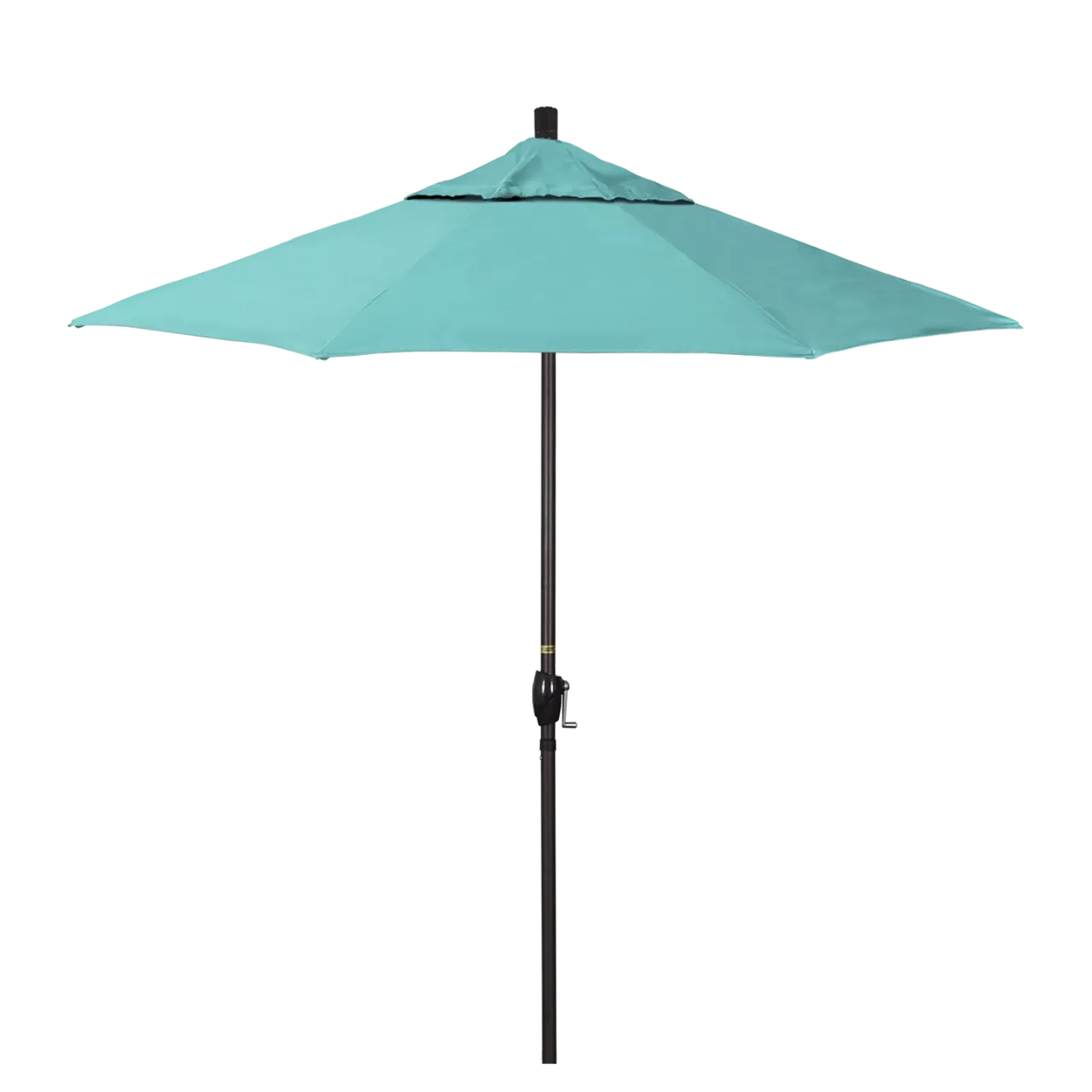 California Umbrella Pacific Trail Series 7.5 ft Patio Umbrella - Residential Grade with Push Button Tilt and Crank Lift