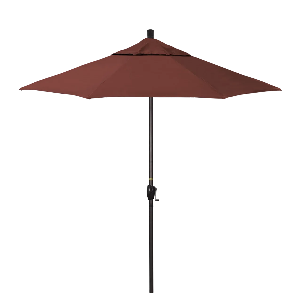 California Umbrella Pacific Trail Series 7.5 ft Patio Umbrella - Residential Grade with Push Button Tilt and Crank Lift