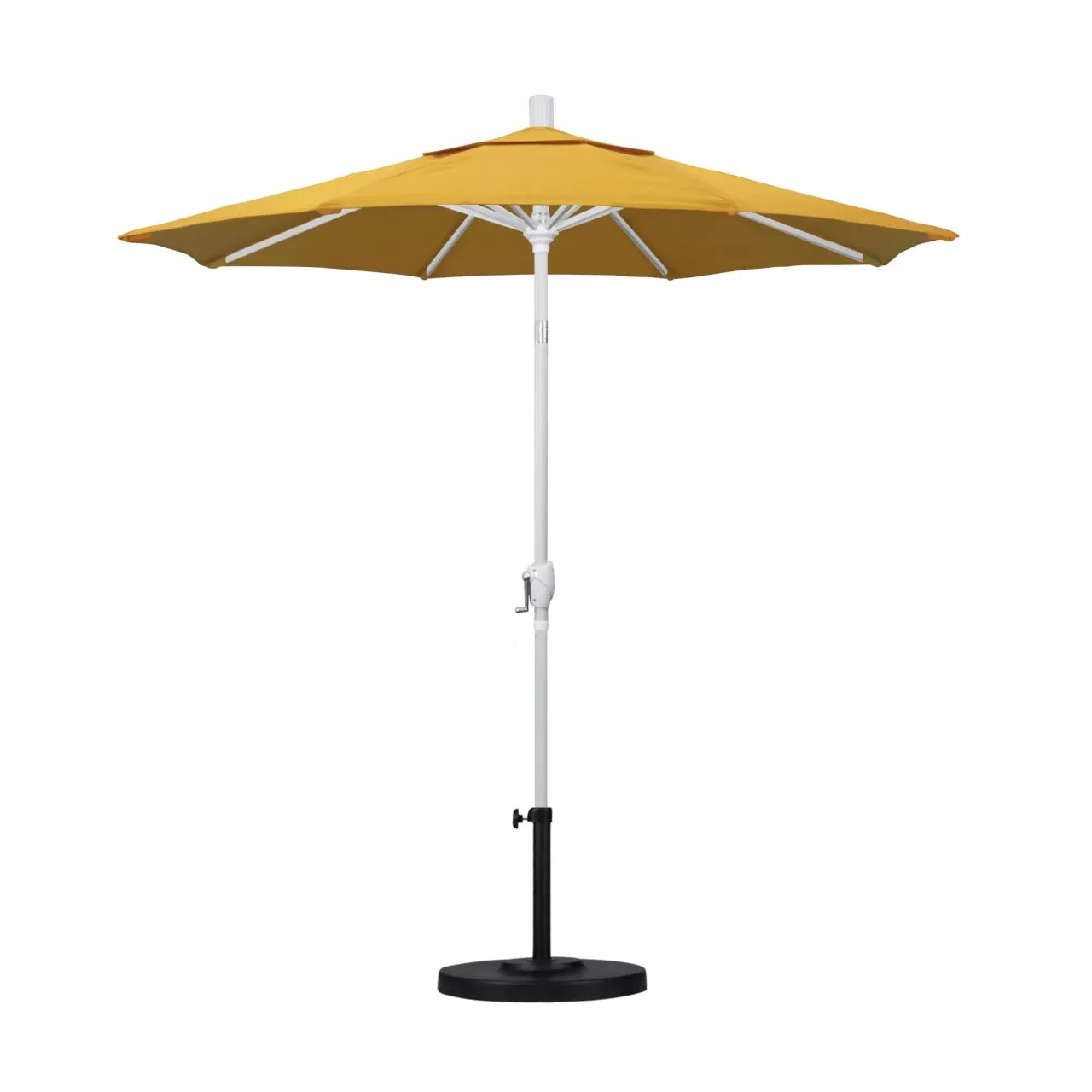 California Umbrella Pacific Trail Series 7.5 ft Patio Umbrella - Residential Grade with Push Button Tilt and Crank Lift