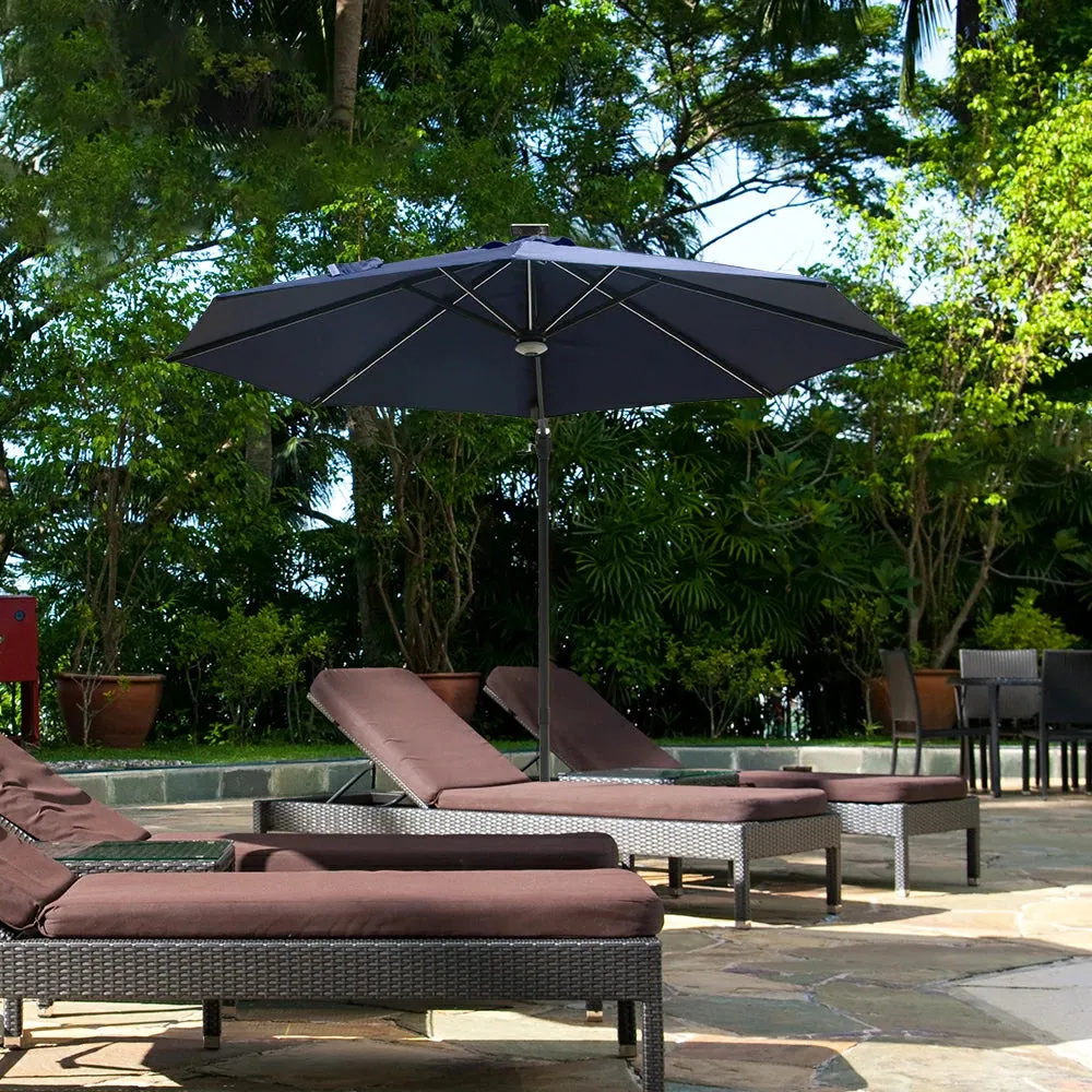 Cantilever Umbrella with Lights - Single Top