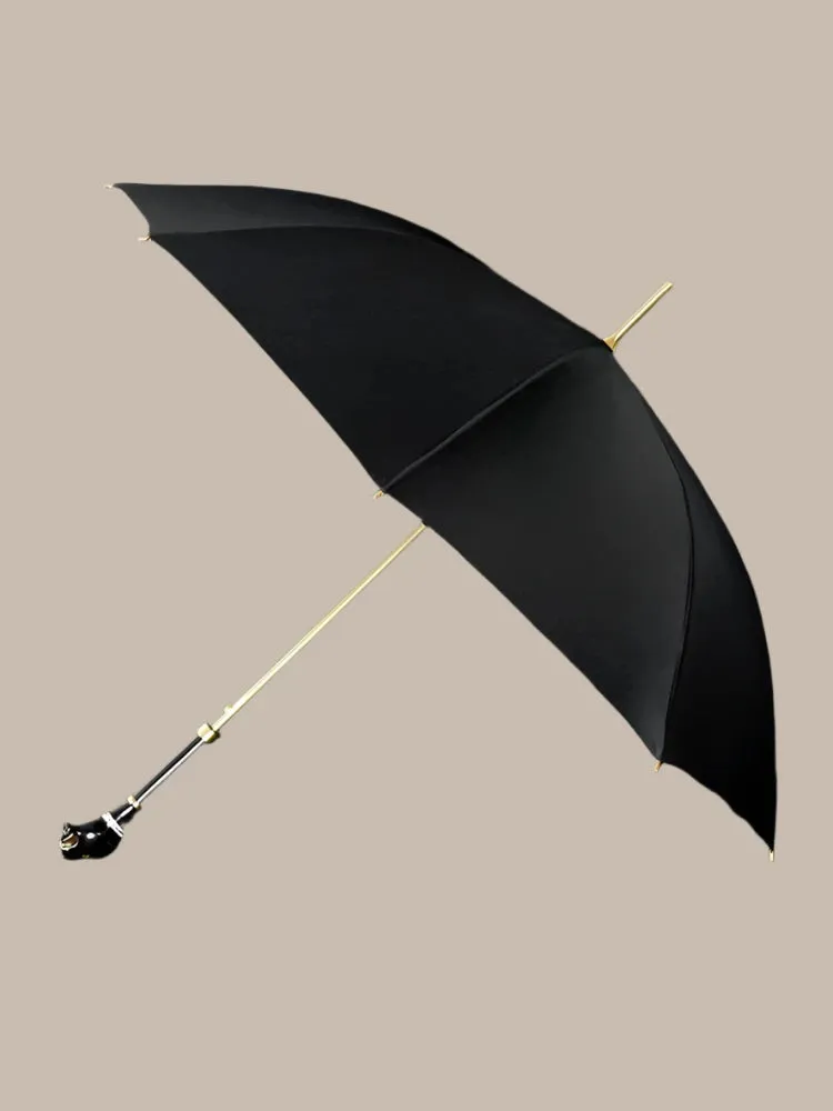 Creative Leopard Head Luxury Umbrella