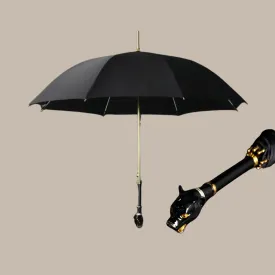 Creative Leopard Head Luxury Umbrella